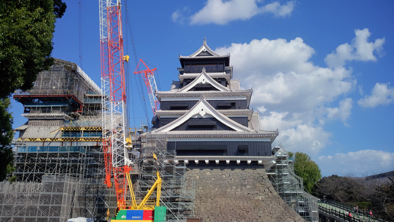 熊本城の大天守が熊本地震から3年半ぶりに一般公開されたのでさっそく行ってきた