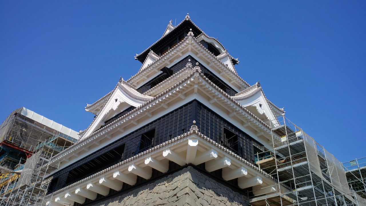 熊本城の大天守が熊本地震から3年半ぶりに一般公開されたのでさっそく行ってきた