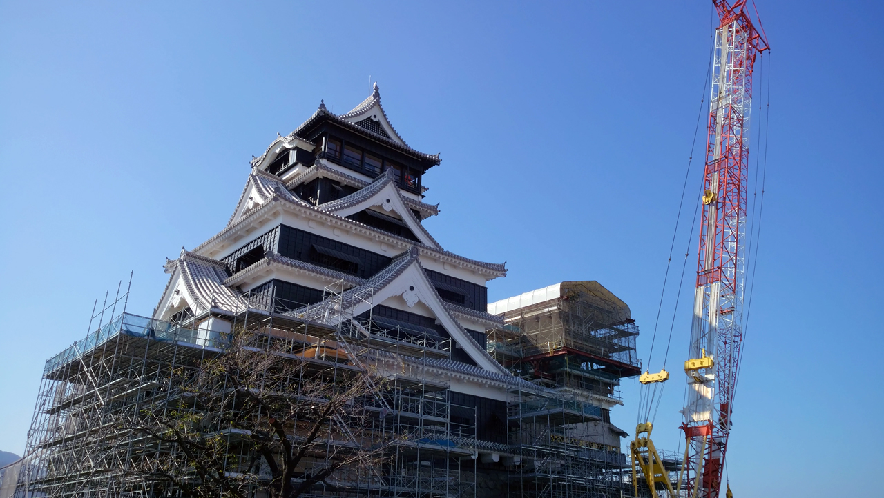 熊本城の大天守が熊本地震から3年半ぶりに一般公開されたのでさっそく行ってきた