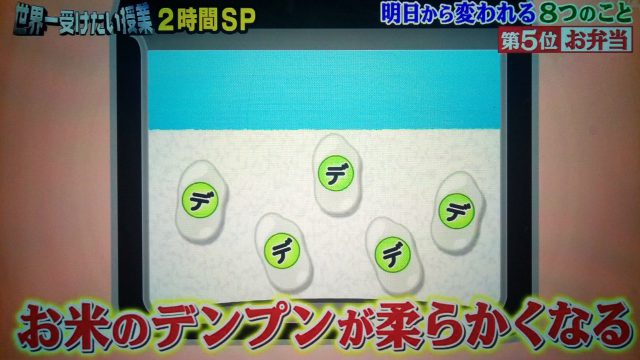 【世界一受けたい授業】冷めても美味しいお弁当の作り方｜ご飯＆つくねが硬くならない