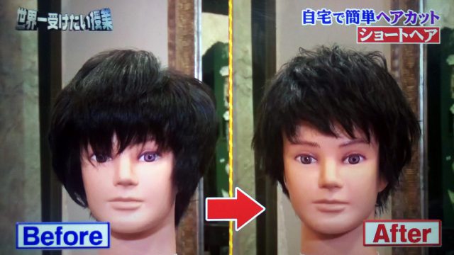 【世界一受けたい授業】自宅でヘアカットのやり方｜オダギリジョー担当の人気美容師が教える