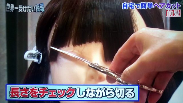 【世界一受けたい授業】自宅でヘアカットのやり方｜オダギリジョー担当の人気美容師が教える