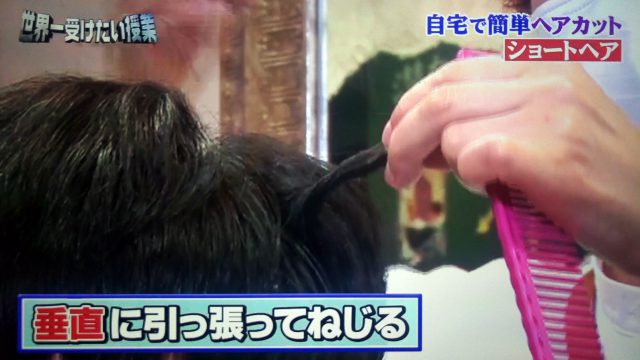 【世界一受けたい授業】自宅でヘアカットのやり方｜オダギリジョー担当の人気美容師が教える