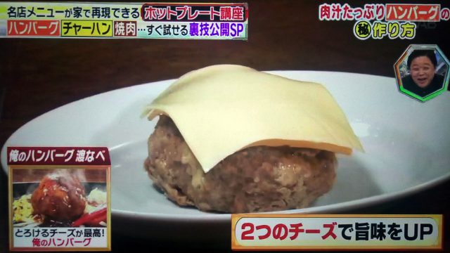 【林修の今でしょ講座】ホットプレートで作るハンバーグレシピ｜『俺のハンバーグ』を家庭で再現