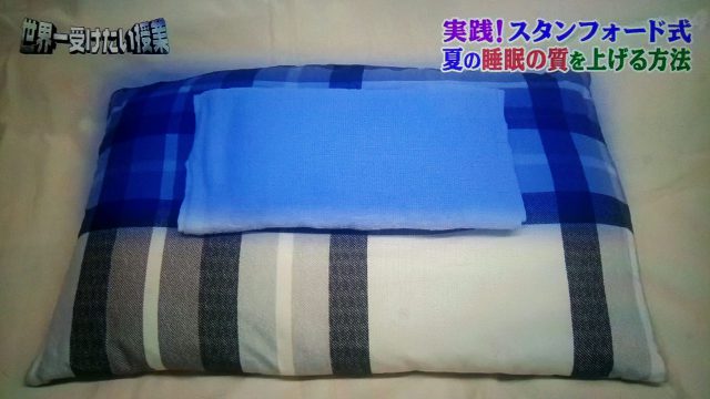 【世界一受けたい授業】夏の睡眠の質を上げる方法｜スタンフォード式筋弛緩ストレッチ