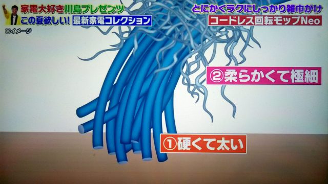 【ウワサのお客さま】麒麟川島イチ押し最新家電まとめ｜コードレス回転モップクリーナーNeo