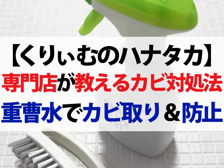 【ハナタカ優越館】カビ取り専門店が教える効果的なカビ対処法｜重曹水でカビ防止