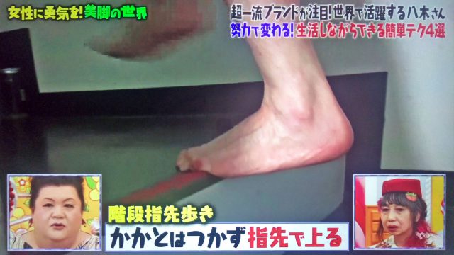 【マツコの知らない世界】美脚の世界まとめ｜日常でできる簡単テク