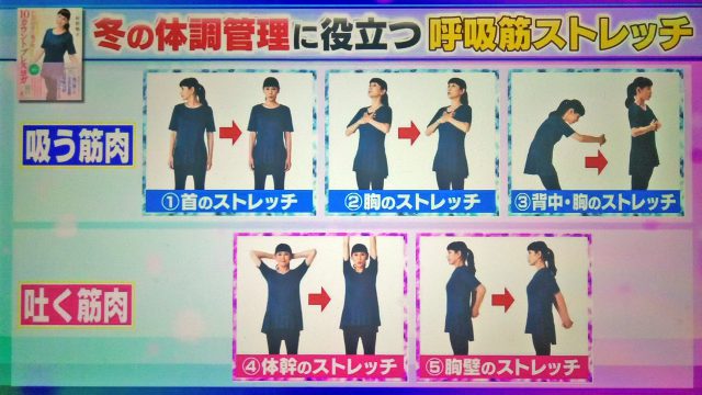 【林修の今でしょ講座】呼吸筋ストレッチのやり方｜肺を鍛える10カウント呼吸法を秋野暢子さんが紹介