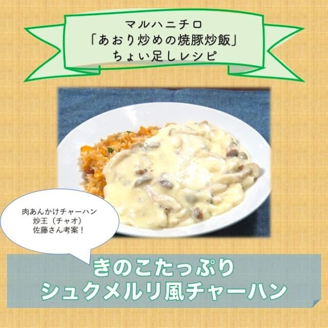 【ヒルナンデス】冷凍チャーハンちょい足しアレンジレシピまとめ｜即席ちょい足しグランプリ