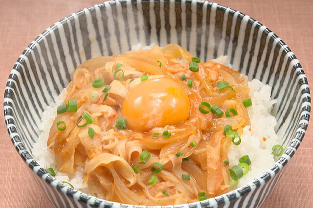 【滝沢カレン食堂】君のおかげで(カニカマ丼)のレシピ｜ハナコ岡部大さんオーダー