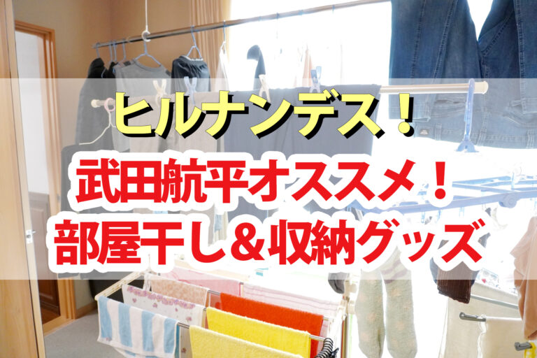 【ヒルナンデス】武田航平オススメ洗濯部屋干しグッズ＆収納グッズ(衣類圧縮袋)