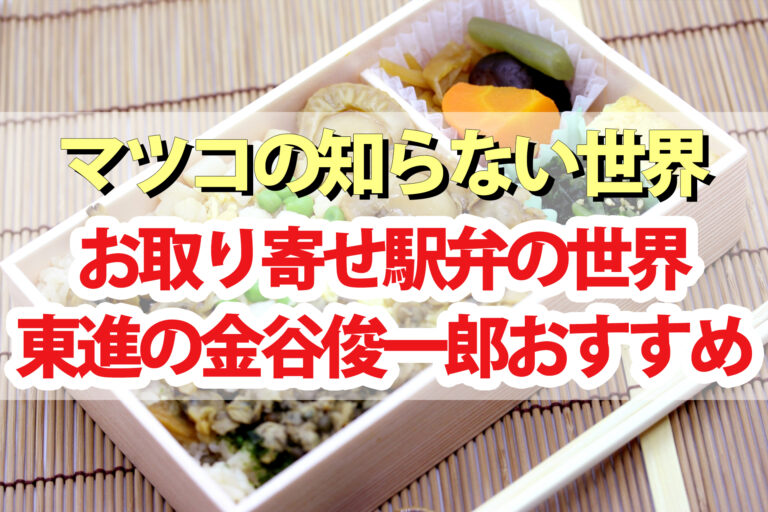 【マツコの知らない世界】お取り寄せ駅弁の世界まとめ｜穴子・鯛めし・サンドイッチ・牛たん・あじ寿司・とりめし・えんがわ押し寿司など