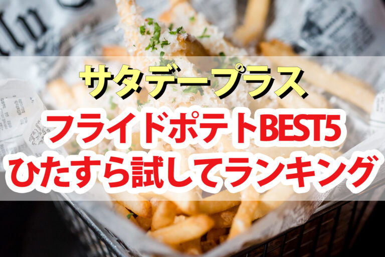 【サタプラ】フライドポテトひたすら試してランキングBEST5｜一番美味しいフライドポテトは？