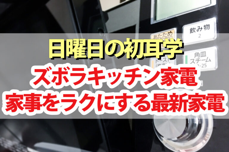 【初耳学】ズボラキッチン家電｜調理鍋 ホットプレート ブレンダー 炊飯器 コーヒーメーカー