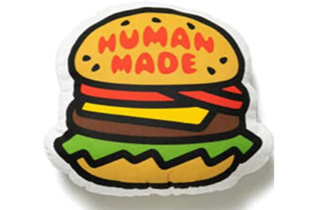 【所JAPAN】那須川天心愛用クッション『HUMAN MADE HAMBURGER CUSHION』