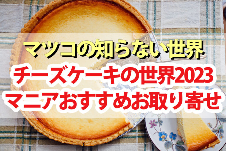 【マツコの知らない世界】チーズケーキの世界2023新原凪紗おすすめ通販お取り寄せ