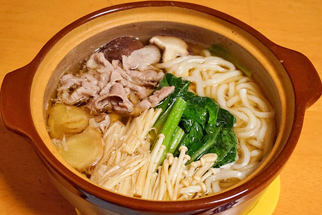 【きょうの料理】牛肉と青菜のうどん鍋のレシピ 上野直哉さんの小鍋料理