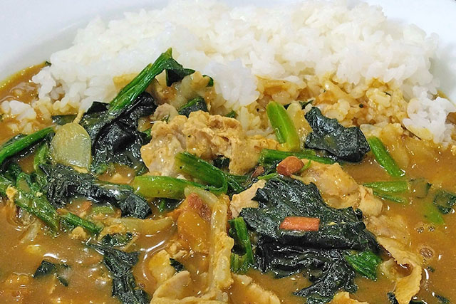 【きょうの料理】豚しゃぶと小松菜のカレー丼のレシピ 井上かなえさんの時短アレンジカレー