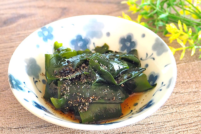 【きょうの料理】新わかめの梅おかか醤油のレシピ 大原千鶴さん初夏の前菜