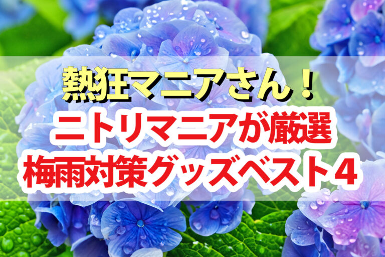 【熱狂マニアさん】ニトリ梅雨対策グッズランキングなにわ男子がガチ検証