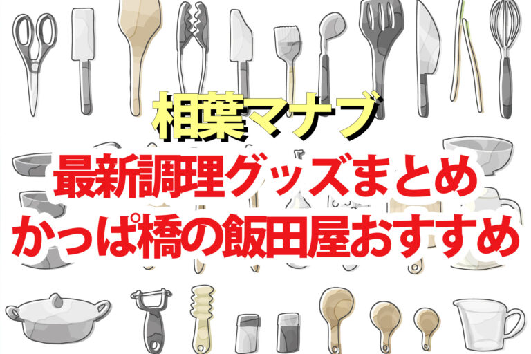 【相葉マナブ】かっぱ橋の最新調理グッズまとめ『飯田屋』おすすめ