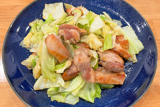 【DAIGOも台所】鶏とキャベツの温サラダのレシピ 野菜たっぷり料理