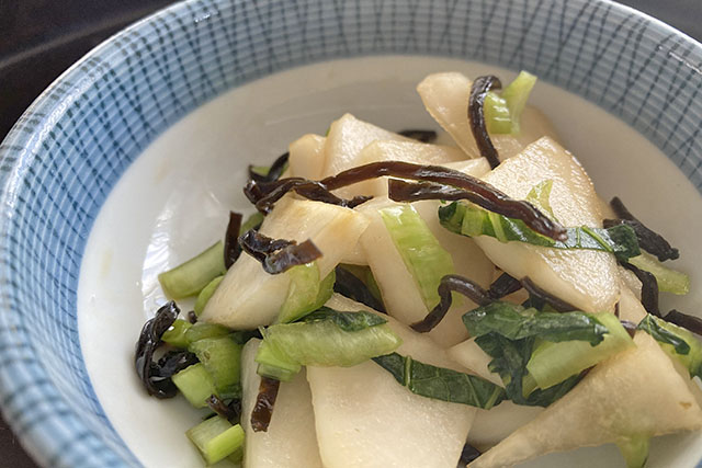 【あさイチ】かぶの昆布茶和えのレシピ(夏梅美智子)朝イチみんなごはんだよ