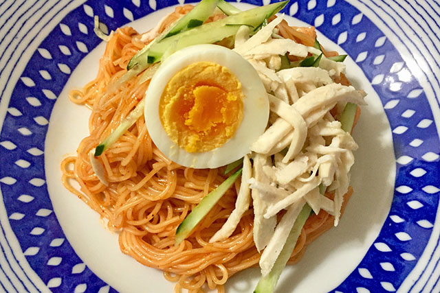 【ヒルナンデス】韓国風ピリ辛ビビン麺のレシピ(hitomi)そうめんアレンジ料理