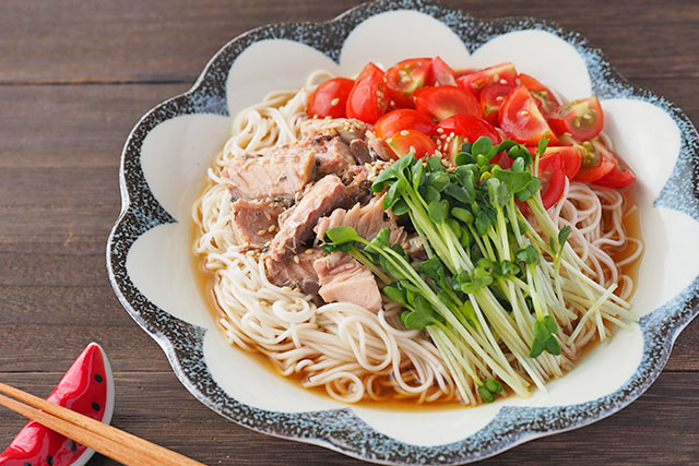 【あさイチ】梅とサバ缶の混ぜそうめんのレシピ(井上祐貴)朝イチみんなゴハンだよ