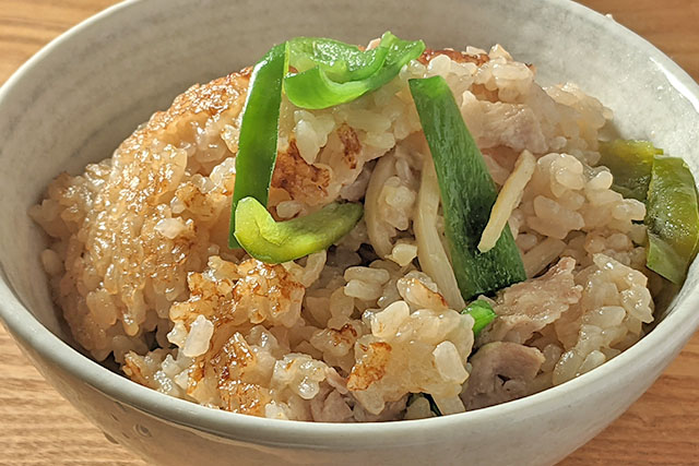 【ヒルナンデス】シャキシャキピーマンと牛肉の韓国風炊き込みご飯のレシピ 市瀬悦子さん直伝