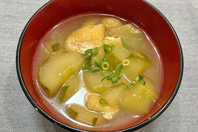 【きょうの料理】冬瓜と鶏肉の味噌汁のレシピ 笠原将弘さん和食料理