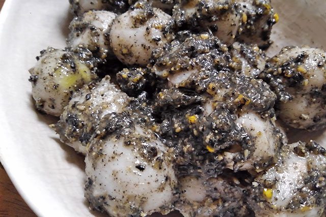 【あさイチ】里芋とほうれん草の黒ごま和えのレシピ(今泉久美)朝イチみんなゴハンだよ