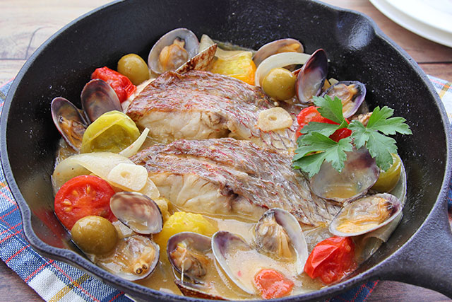 【DAIGOも台所】塩サバとキノコのアクアパッツァのレシピ 山本ゆりさんの簡単料理