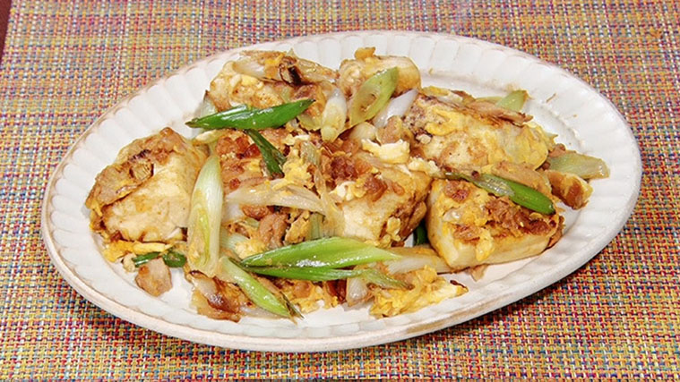 【DayDay】絹豆腐のチャンプルーのレシピ 亜希のざっくりキッチン