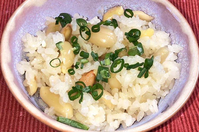 【相葉マナブ】落花生の炊き込みご飯のレシピ(ビール)埼玉県松伏町の落花生農家直伝