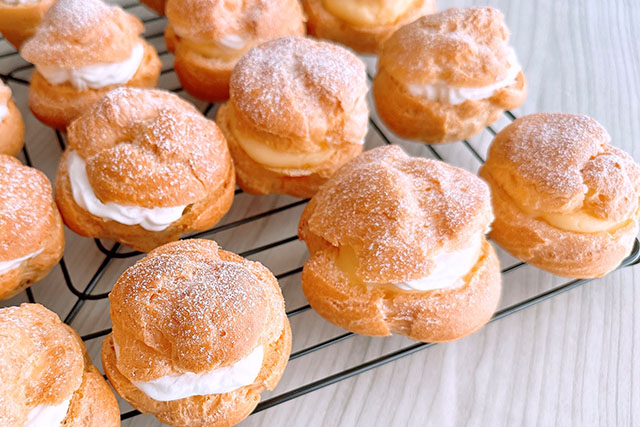 【きょうの料理】シュークリームのレシピ 小笠原朋子さん焼き菓子スイーツ