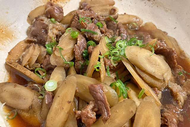 【きょうの料理】牛ごぼうと豆苗のすき焼き風のレシピ 今井真実さん秋おかず