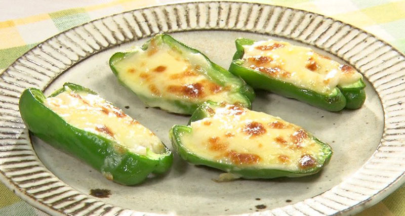 【ZIP】ピーマンのチーズグラタンのレシピ チーズ愛好家のチーズアレンジ料理