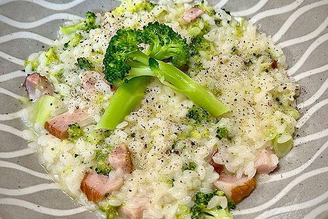 【きょうの料理】ブロッコリーのチーズリゾットのレシピ しらいのりこさんごちそう米レシピ