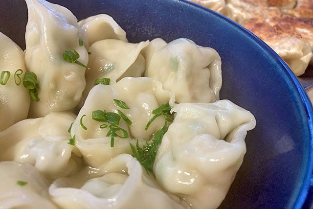 【DAIGOも台所】春菊の水餃子のレシピ 角切りの豚肩ロース肉で
