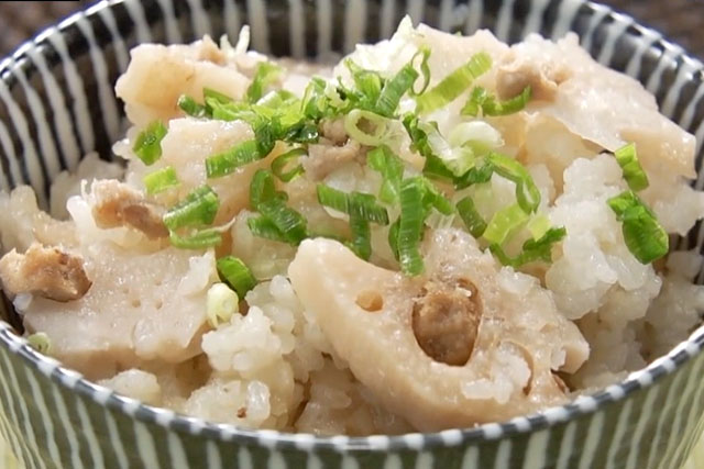 【相葉マナブ】レンコン肉詰め釜飯のレシピ 釜-1グランプリNEO