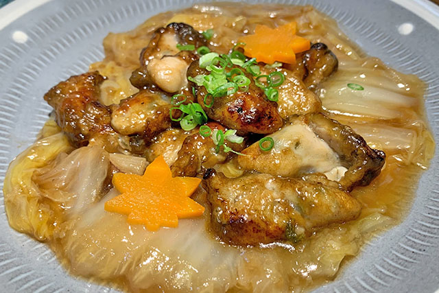 【きょうの料理】白菜と牡蠣の黒酢炒めのレシピ 重信初江さんわが家のリピートレシピ