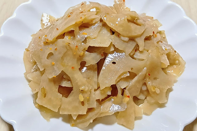 【きょうの料理】れんこんの即席漬けのレシピ 長谷川あかりさん20分で晩ごはん