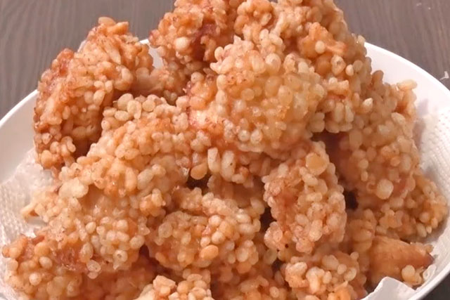 【瞬間回答】揚げ玉の唐揚げのレシピ 衣に揚げ玉を使ってカリカリ食感