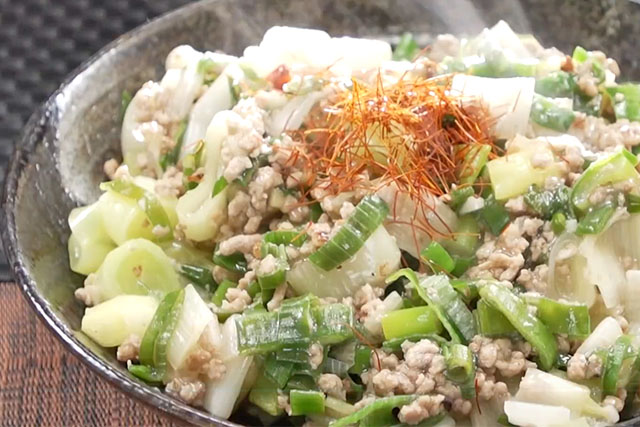 【相葉マナブ】ネギ塩麻婆のレシピ 横浜市都筑区のネギ農家直伝