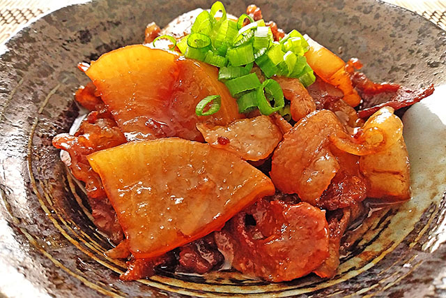 【きょうの料理】焼き大根の豚こま肉味噌のレシピ 杉本節子さんのベジごはん
