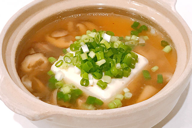 【あさイチ】豆腐ときのこの中華スープのレシピ(塩きのこ)有賀薫さんのご自愛スープ