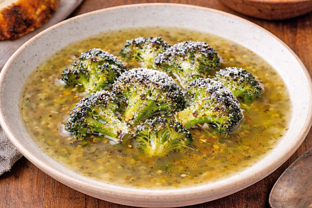 【あさイチ】焼きブロッコリーのスープのレシピ 有賀薫さんのご自愛スープ