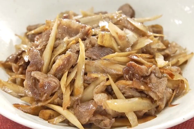 【相葉マナブ】ごぼうと牛肉のオイスター炒めのレシピ 埼玉県熊谷市のごぼう農家直伝